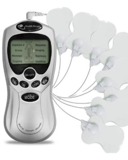 Electroestimulador Muscular TENS Digital con Parches