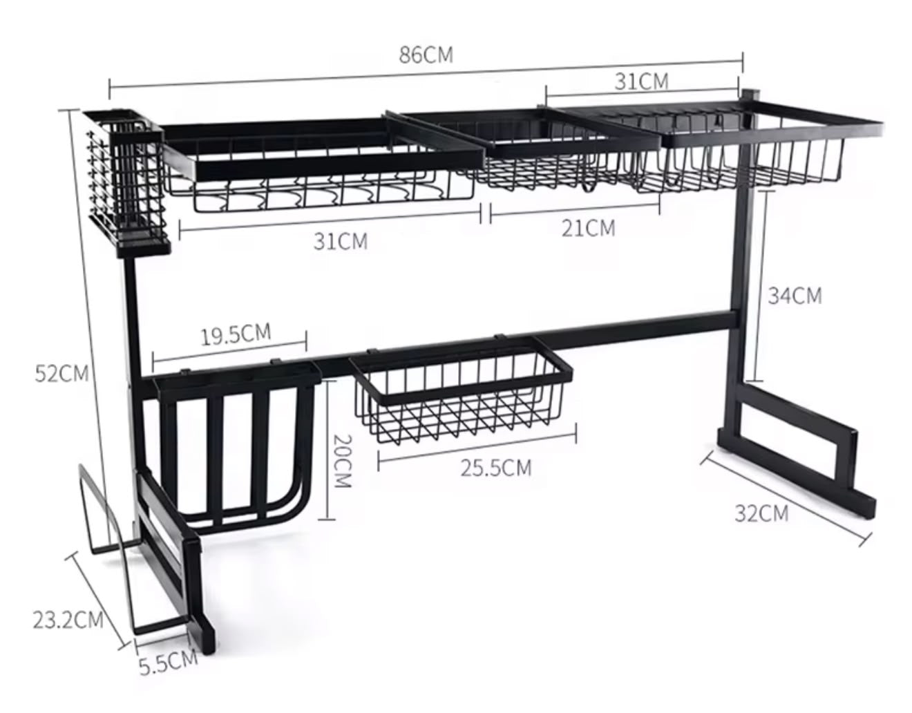 ESCURRIDOR DE PLATOS DE 85cm